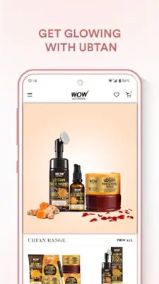 Buywow Online Beauty Shopping android App screenshot 1